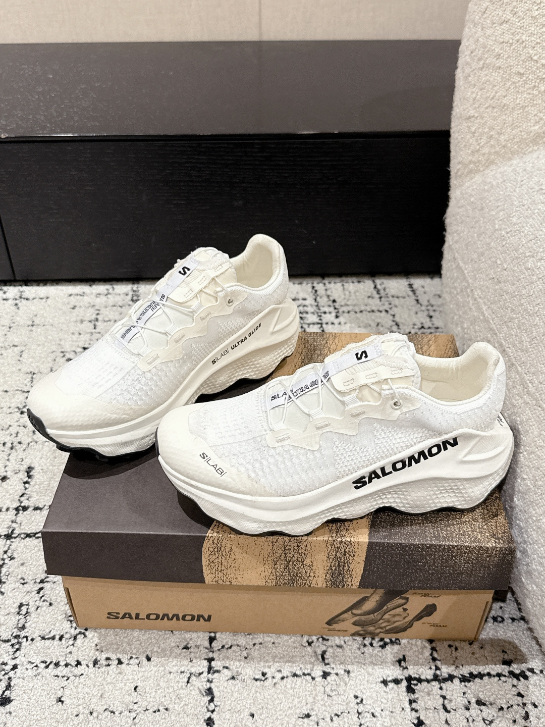 Salomon Male Sneakers Black Breathable M-l-s