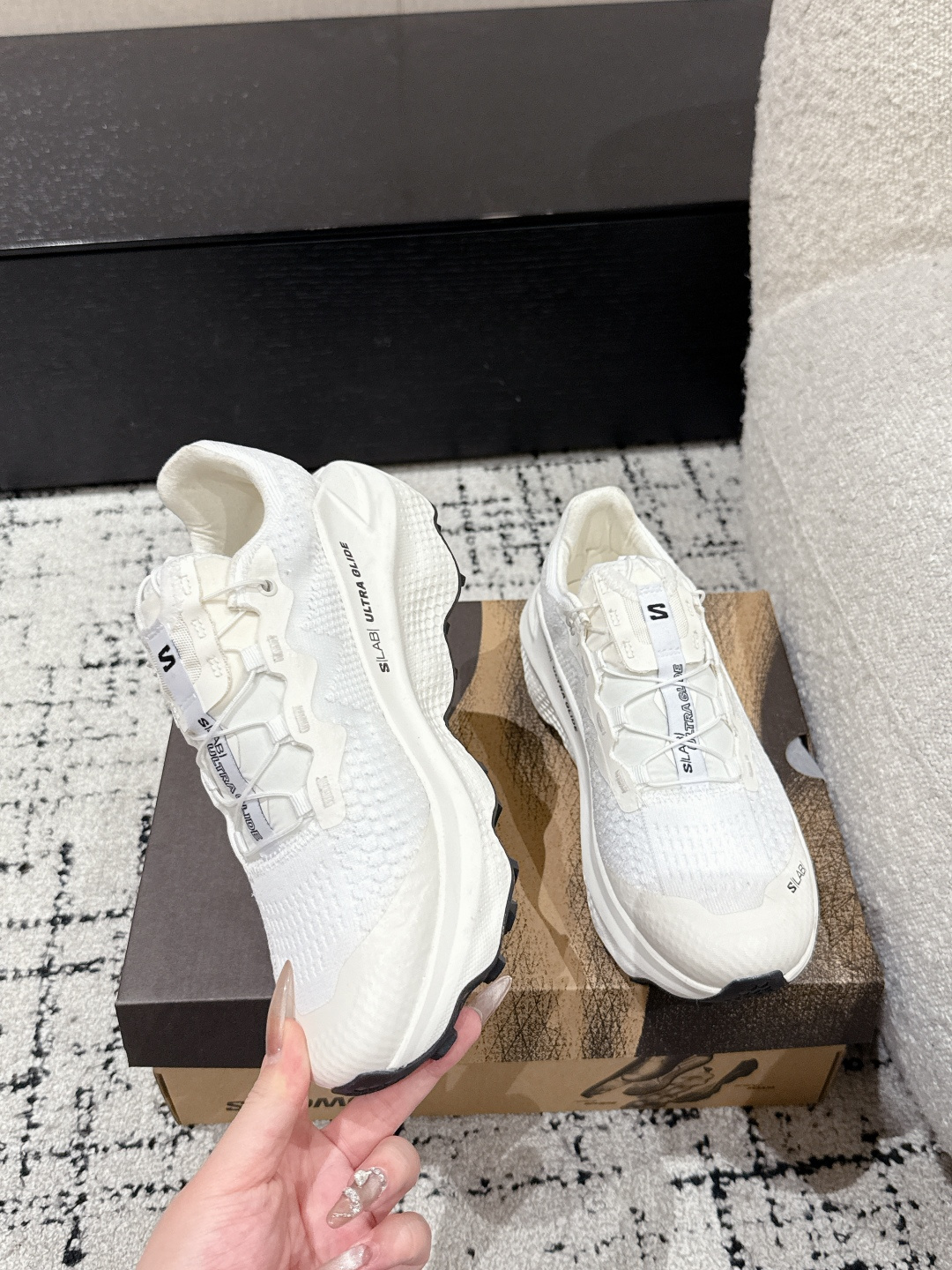 Salomon Male Sneakers Black Breathable M-l-s