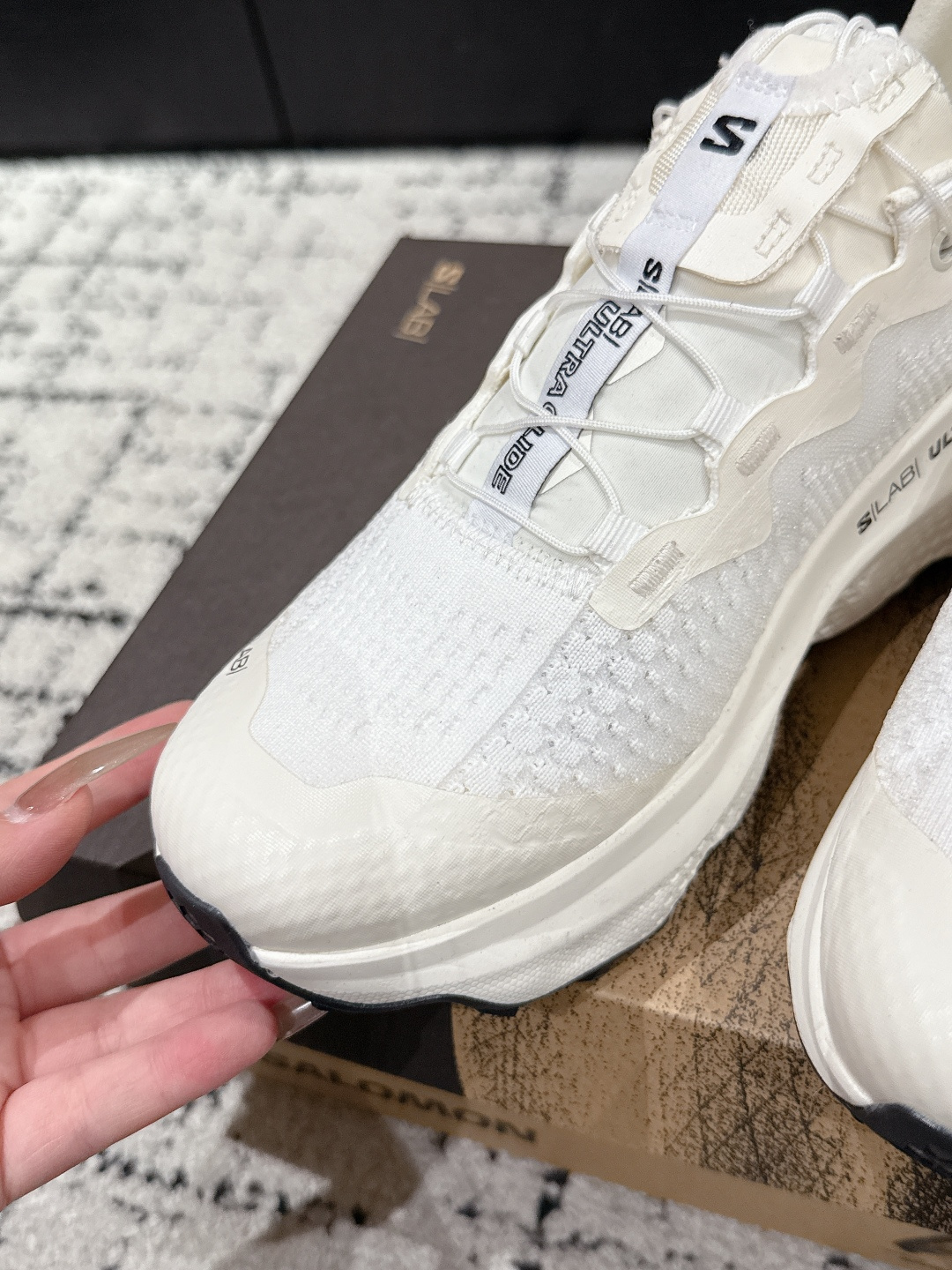 Salomon Male Sneakers Black Breathable M-l-s