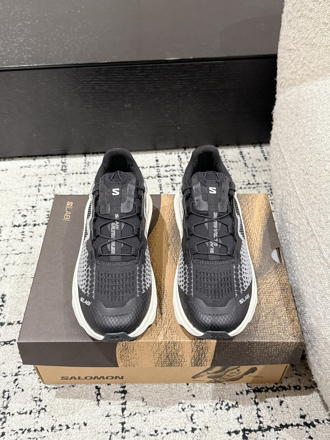 Salomon Male Sneakers Black Breathable M-l-s