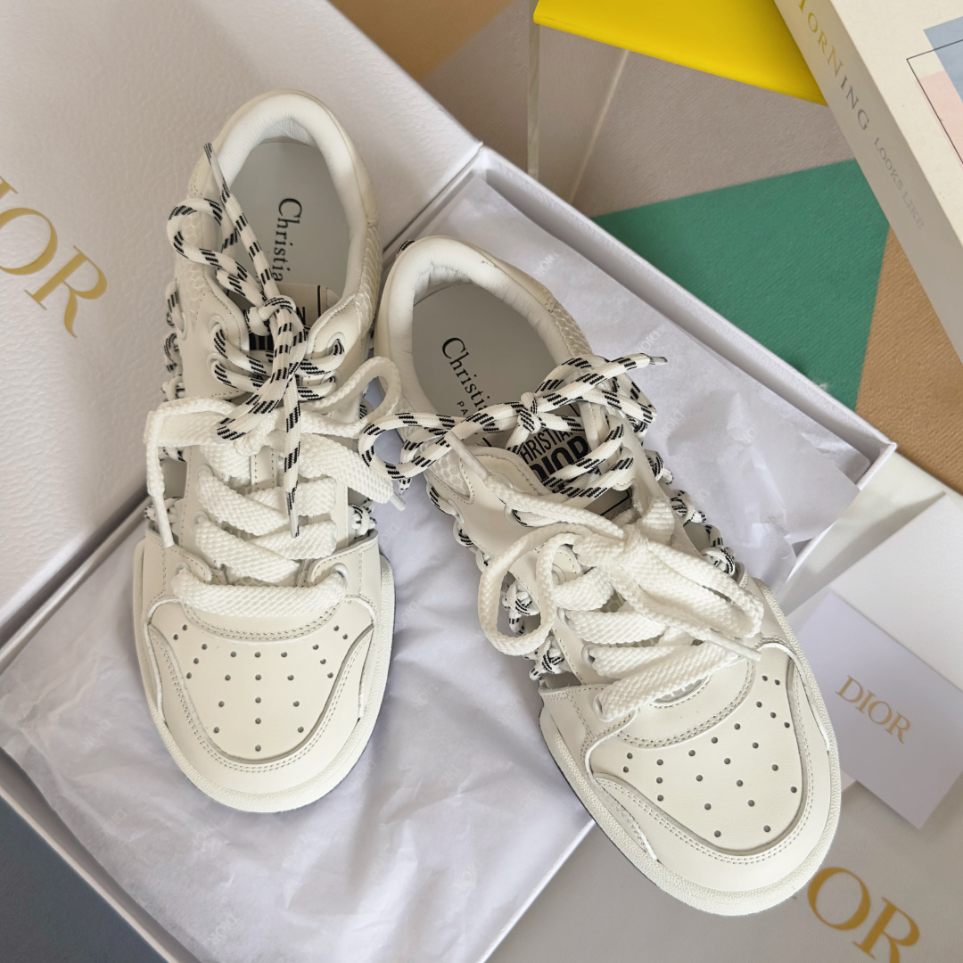 Dior Male Sneakers White M-s