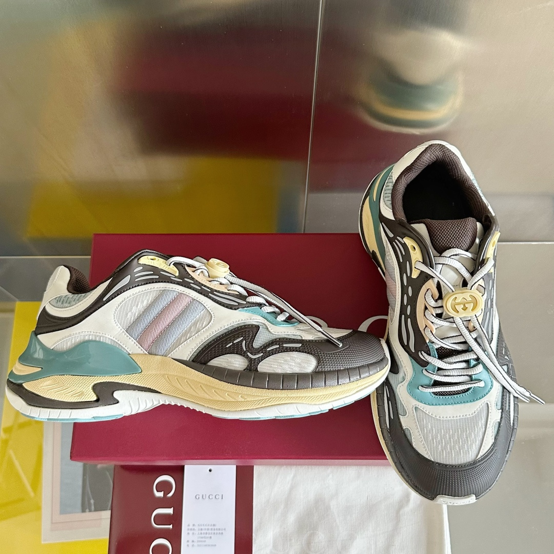 Gucci Male Running Shoes Breathable M-s