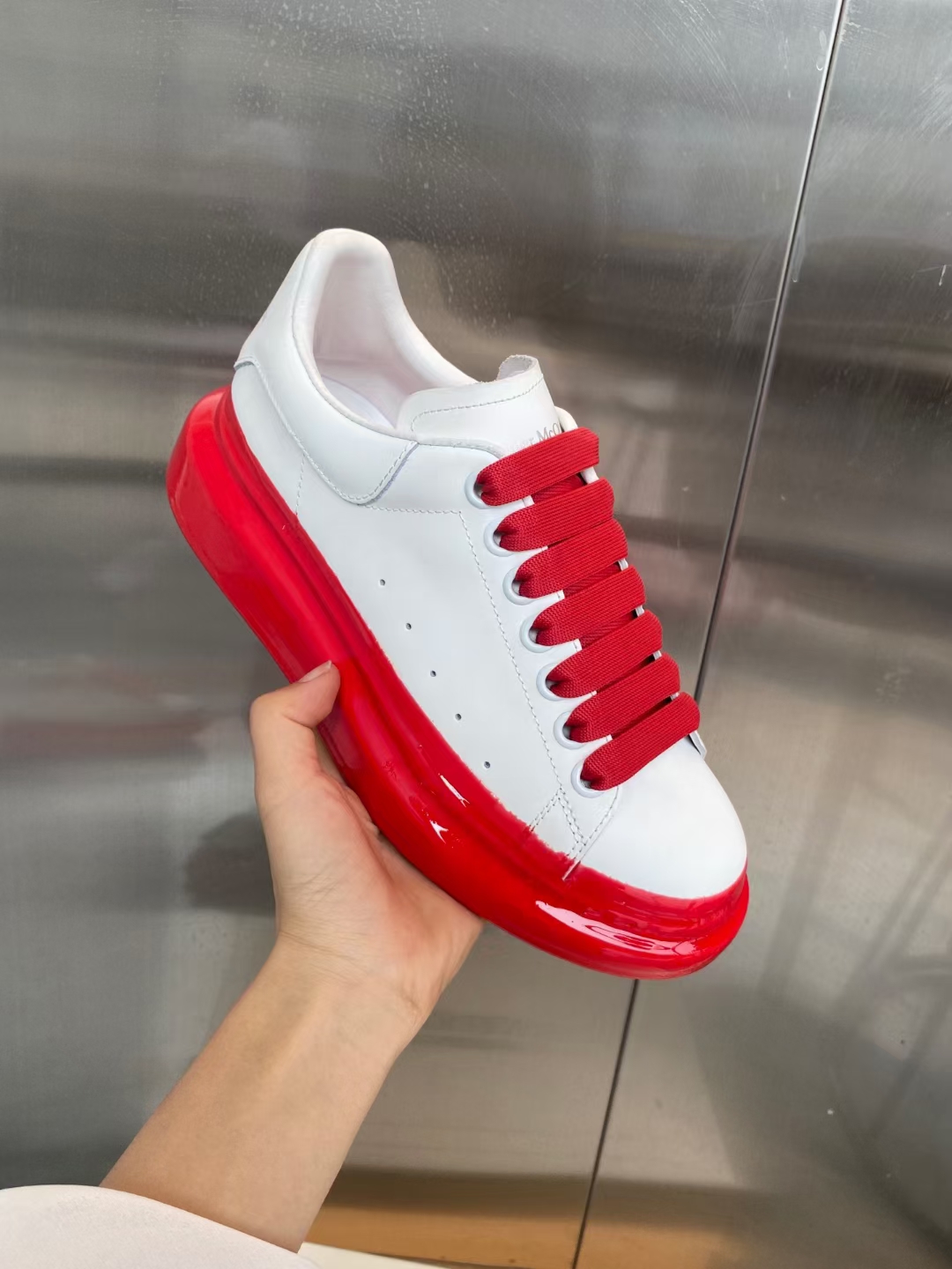 Alexander Mcqueen Male Basic Shoes White M-l-s