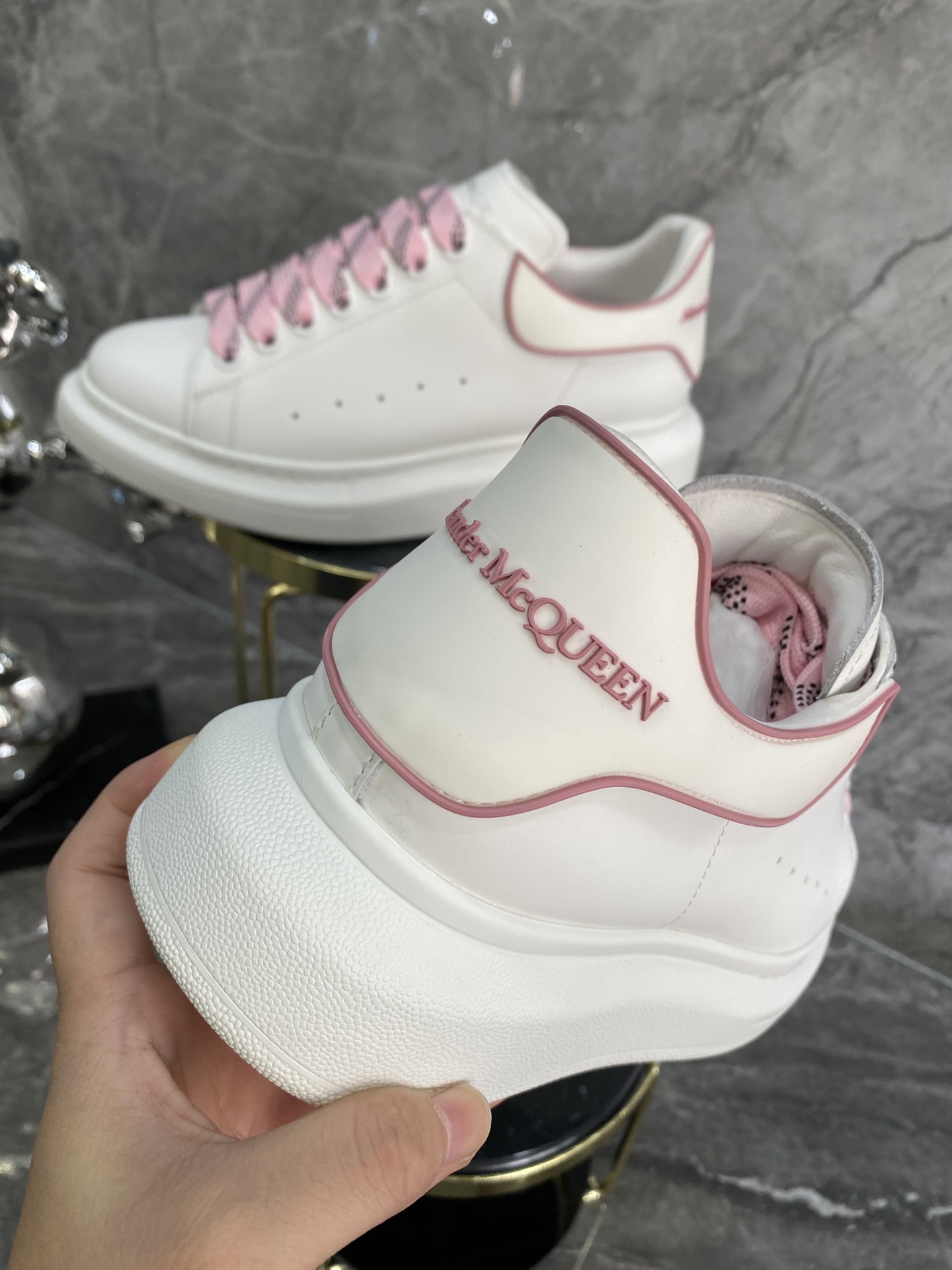 Alexander Mcqueen Male Basic Shoes White M-l-s