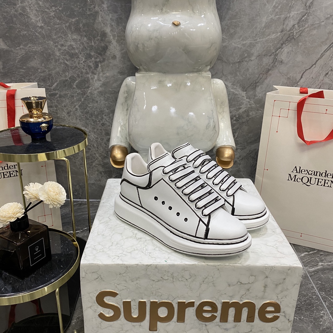 Alexander Mcqueen Male Basic Shoes White M-l-s