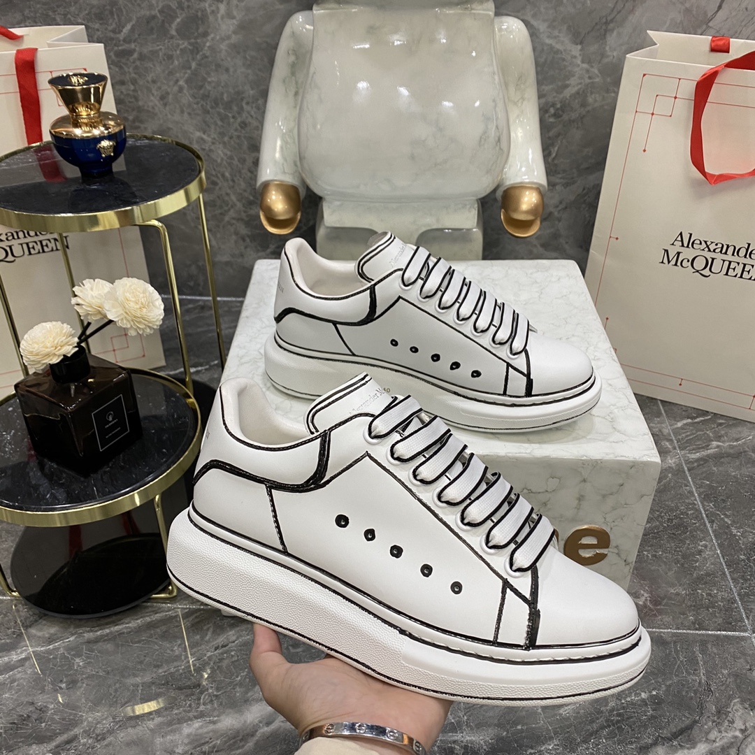 Alexander Mcqueen Male Basic Shoes White M-l-s