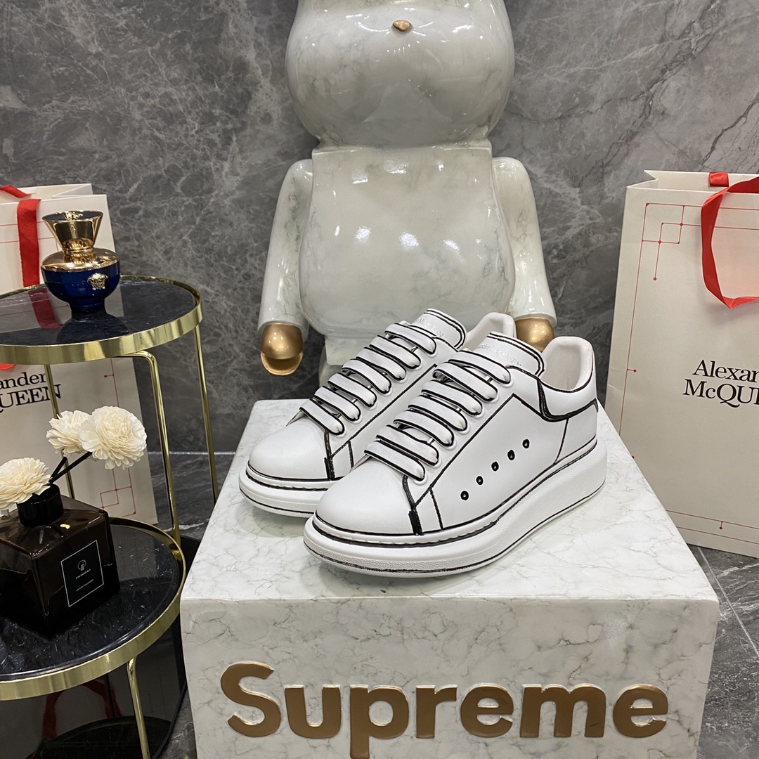 Alexander Mcqueen Male Basic Shoes White M-l-s