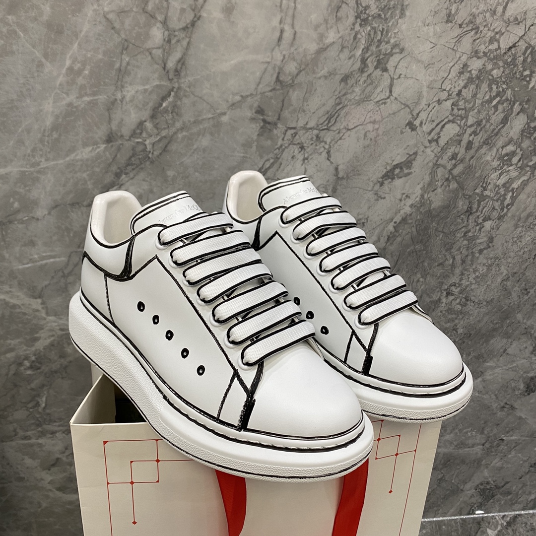 Alexander Mcqueen Male Basic Shoes White M-l-s