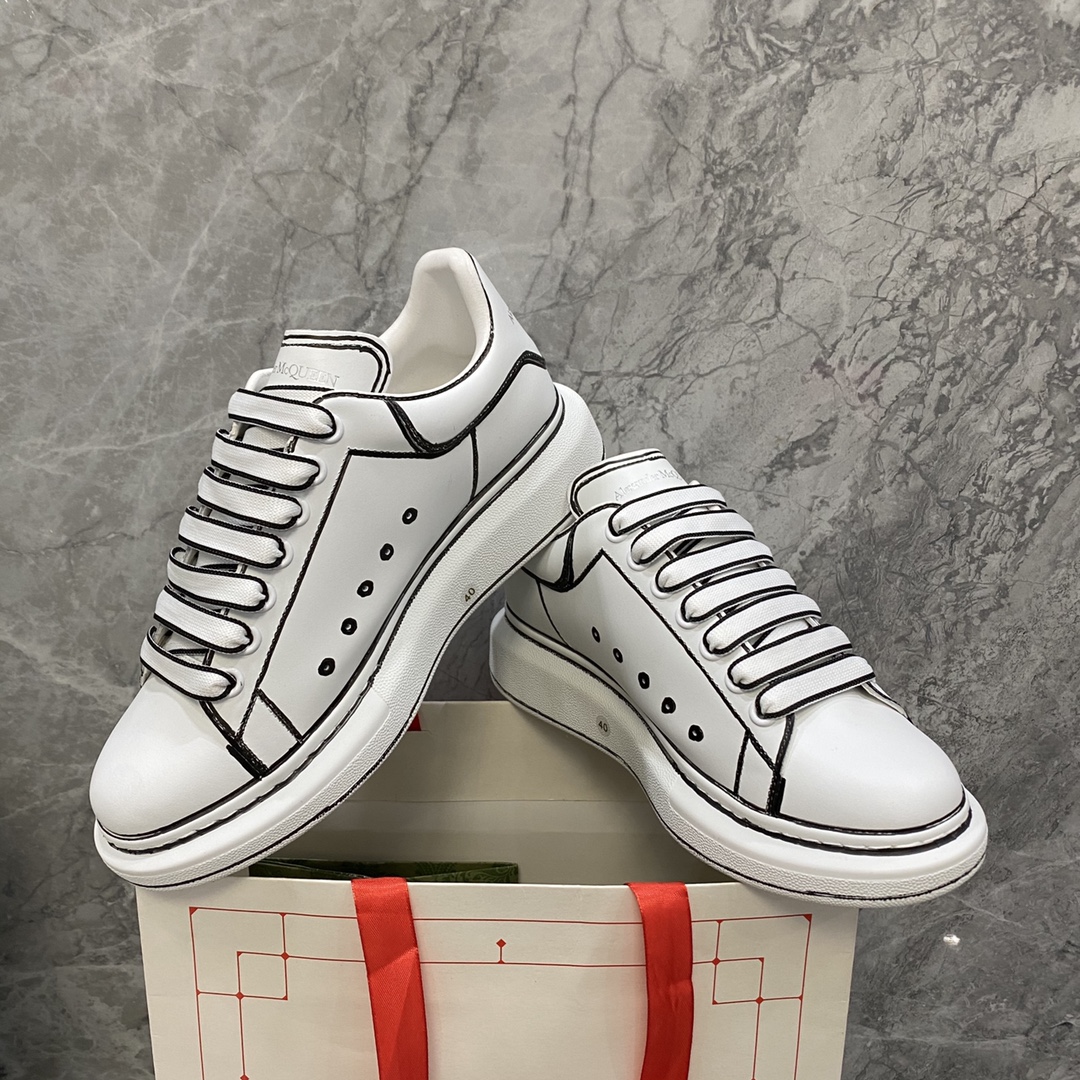 Alexander Mcqueen Male Basic Shoes White M-l-s