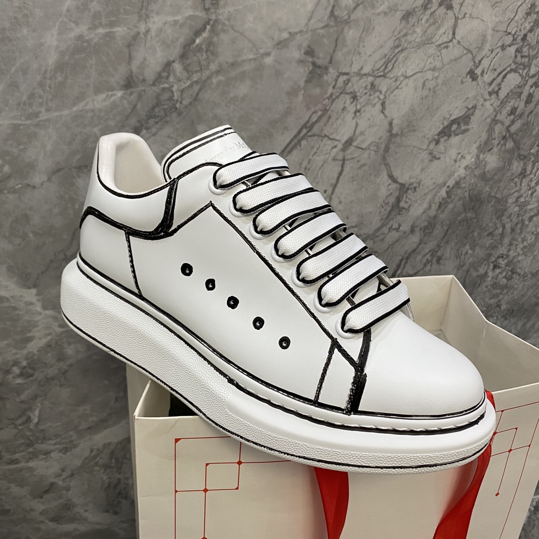 Alexander Mcqueen Male Basic Shoes White M-l-s