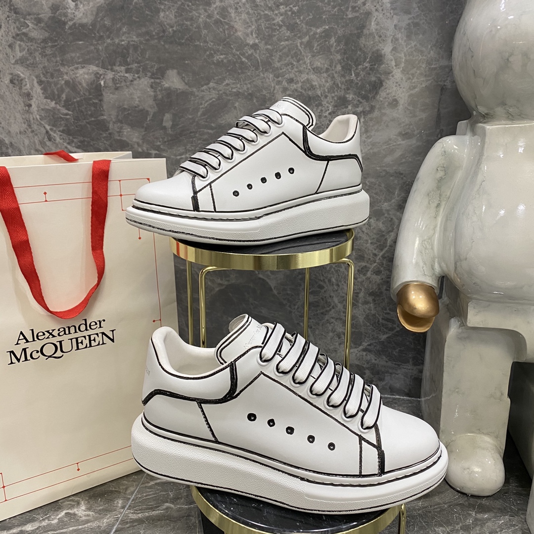 Alexander Mcqueen Male Basic Shoes White M-l-s