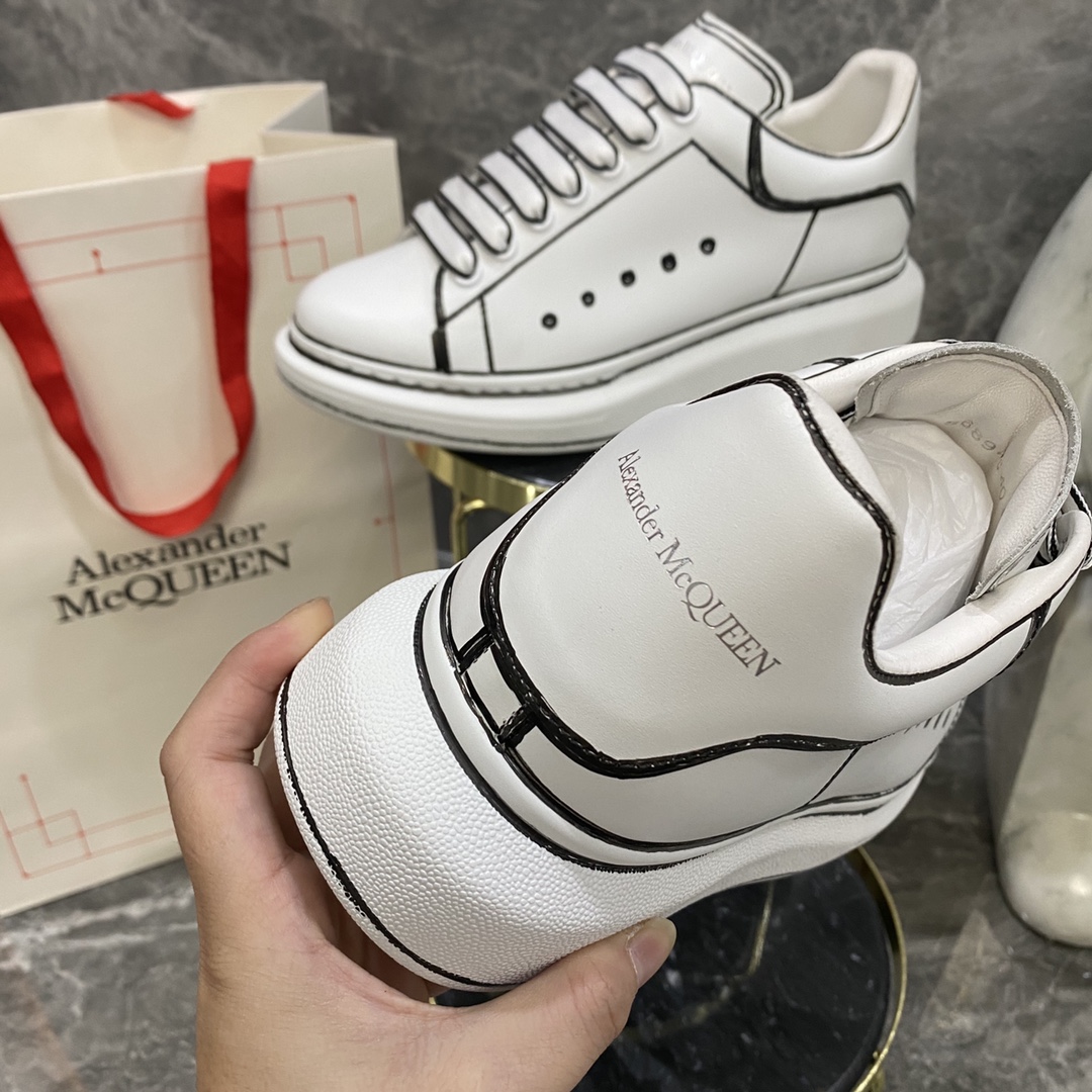 Alexander Mcqueen Male Basic Shoes White M-l-s
