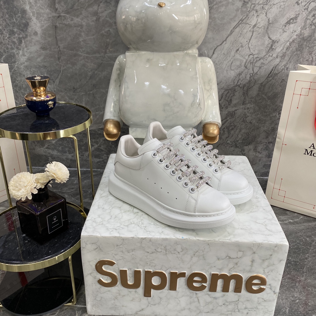 Alexander Mcqueen Male Basic Shoes White M-l-s