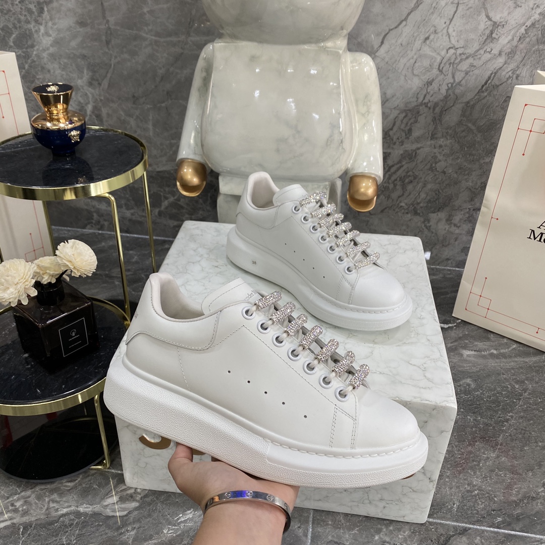 Alexander Mcqueen Male Basic Shoes White M-l-s