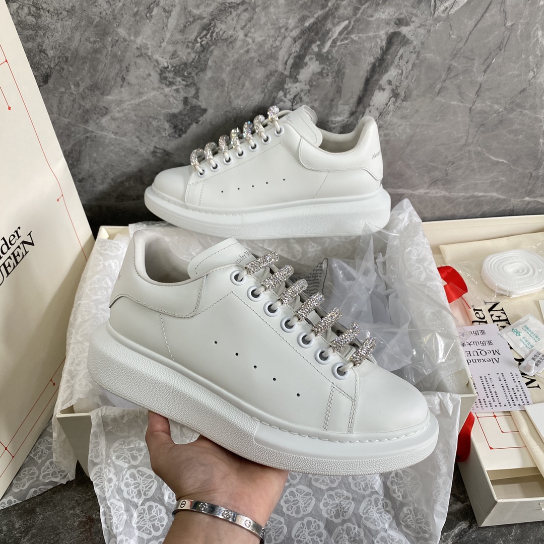 Alexander Mcqueen Male Basic Shoes White M-l-s