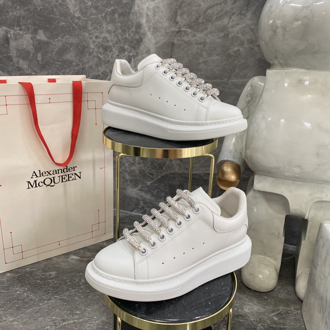 Alexander Mcqueen Male Basic Shoes White M-l-s