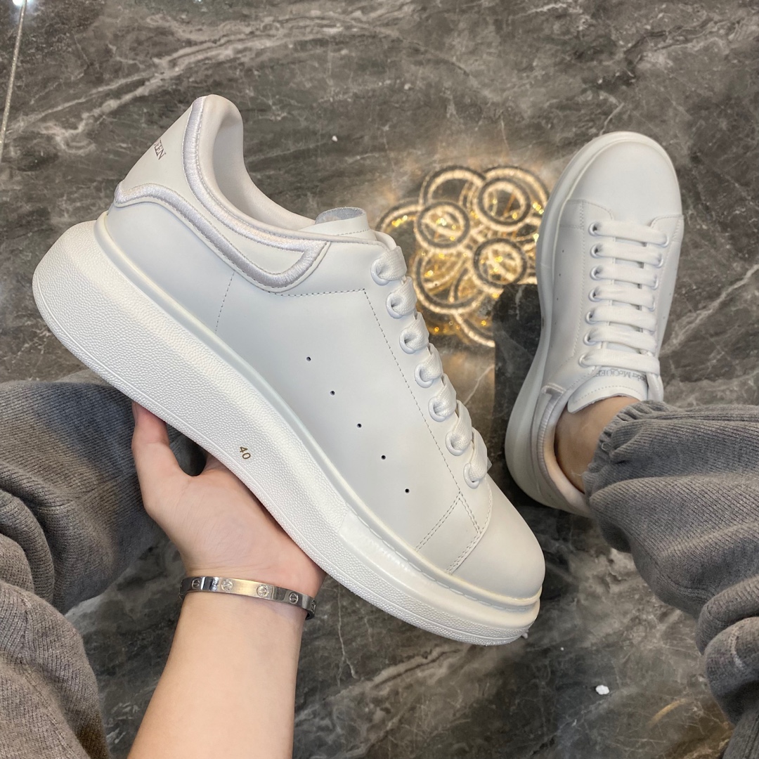 Alexander Mcqueen Male Basic Shoes White M-l-s