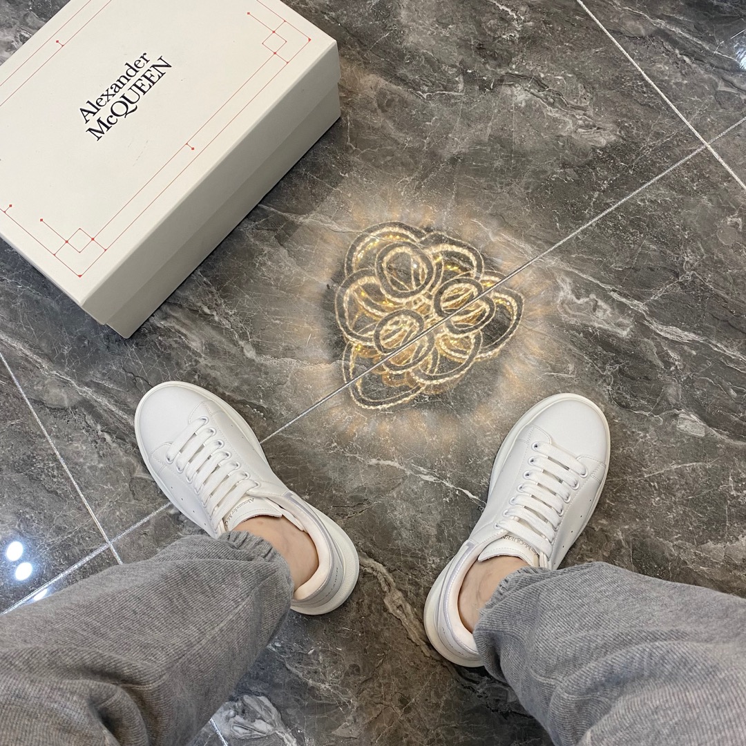 Alexander Mcqueen Male Basic Shoes White M-l-s