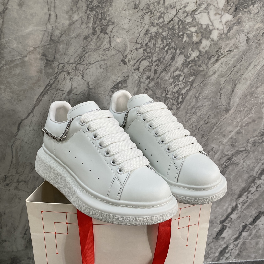 Alexander Mcqueen Male Basic Shoes White M-l-s