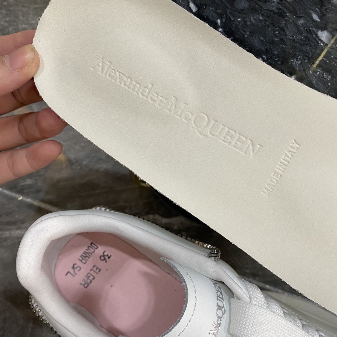 Alexander Mcqueen Male Basic Shoes White M-l-s