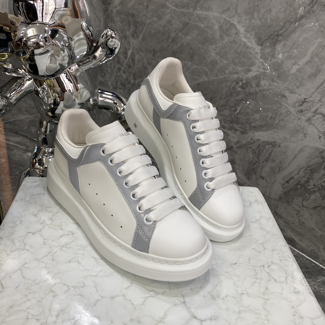 Alexander Mcqueen Male Basic Shoes White M-l-s