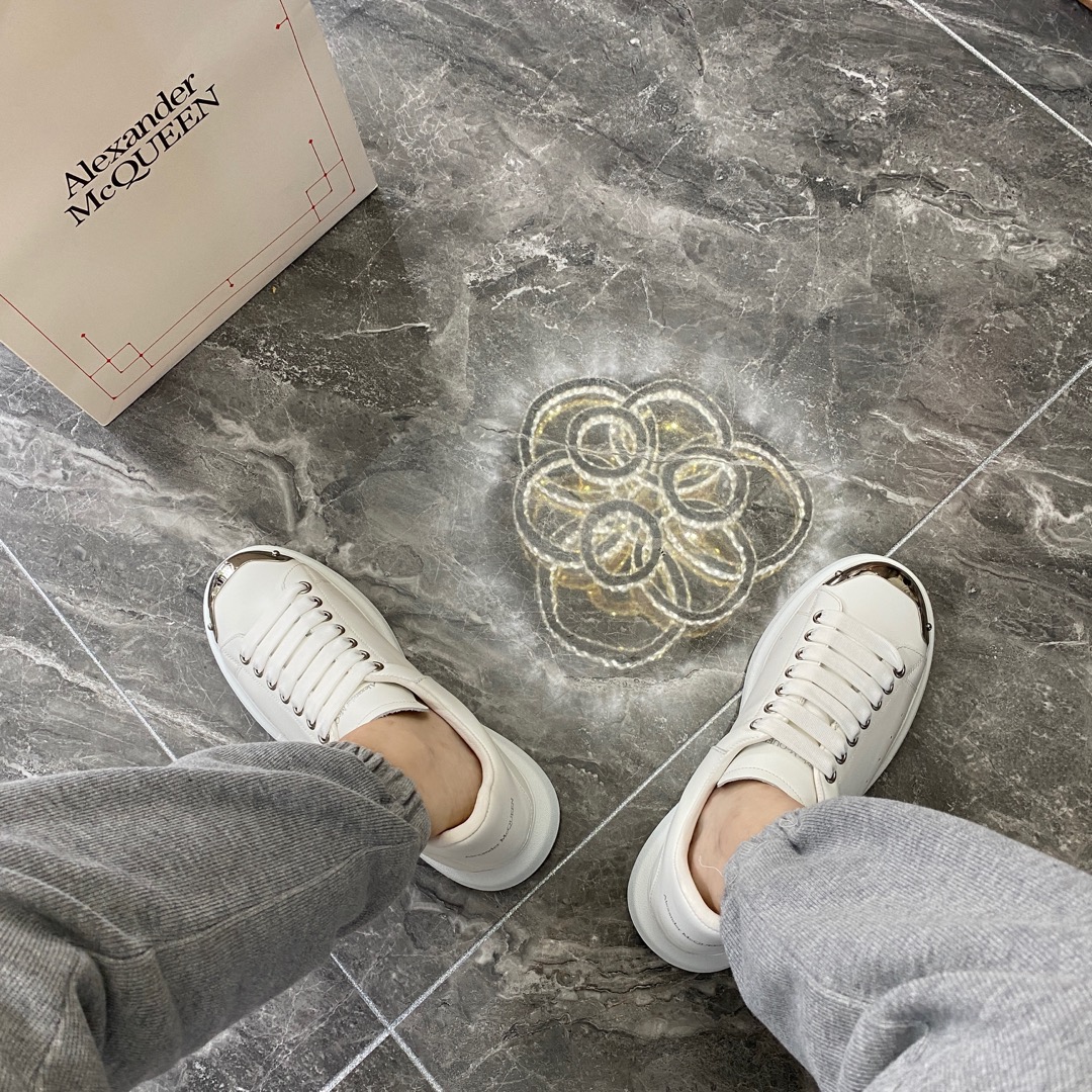 Alexander Mcqueen Male Basic Shoes White M-l-s