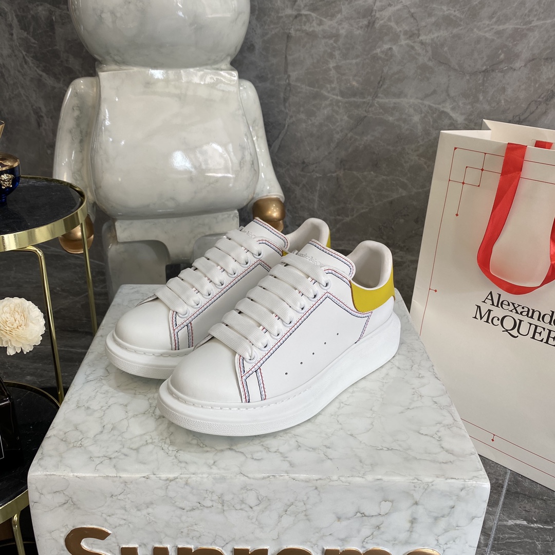 Alexander Mcqueen Male Basic Shoes White M-l-s