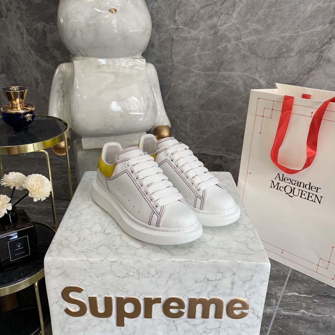 Alexander Mcqueen Male Basic Shoes White M-l-s