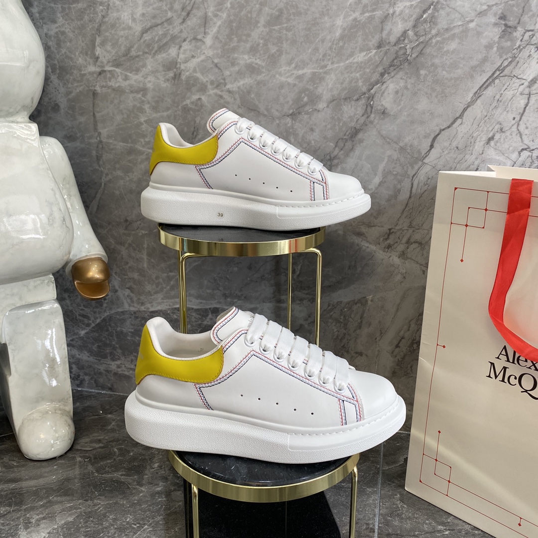 Alexander Mcqueen Male Basic Shoes White M-l-s