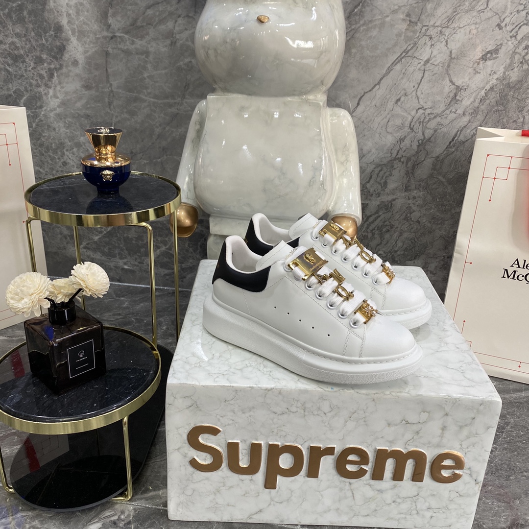 Alexander Mcqueen Male Basic Shoes White M-l-s