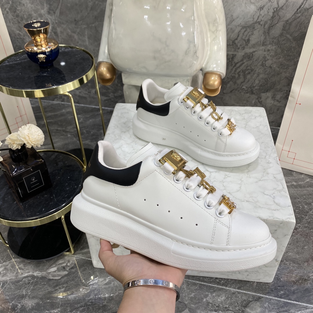 Alexander Mcqueen Male Basic Shoes White M-l-s