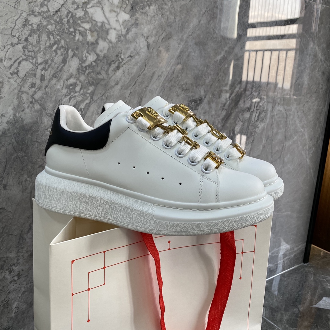 Alexander Mcqueen Male Basic Shoes White M-l-s