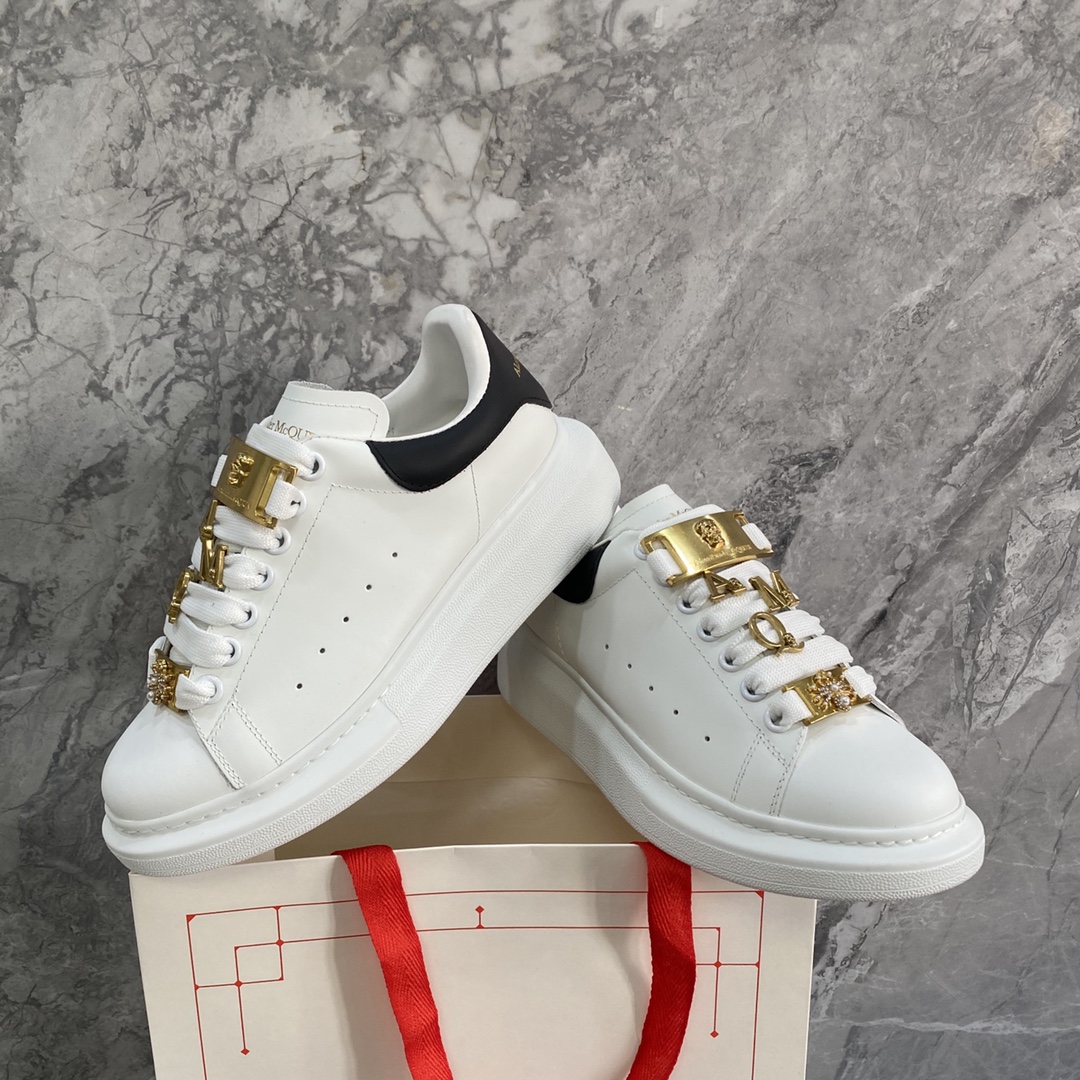 Alexander Mcqueen Male Basic Shoes White M-l-s