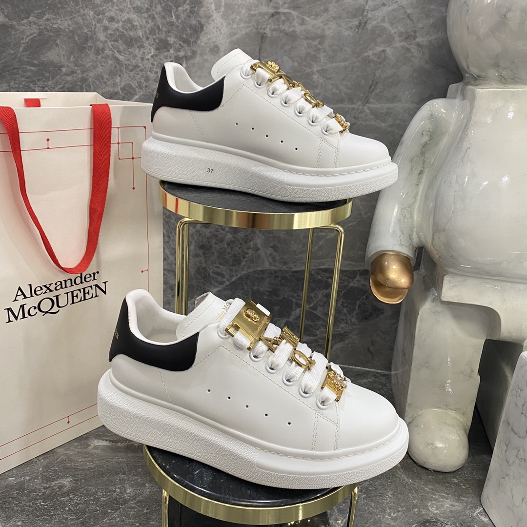 Alexander Mcqueen Male Basic Shoes White M-l-s