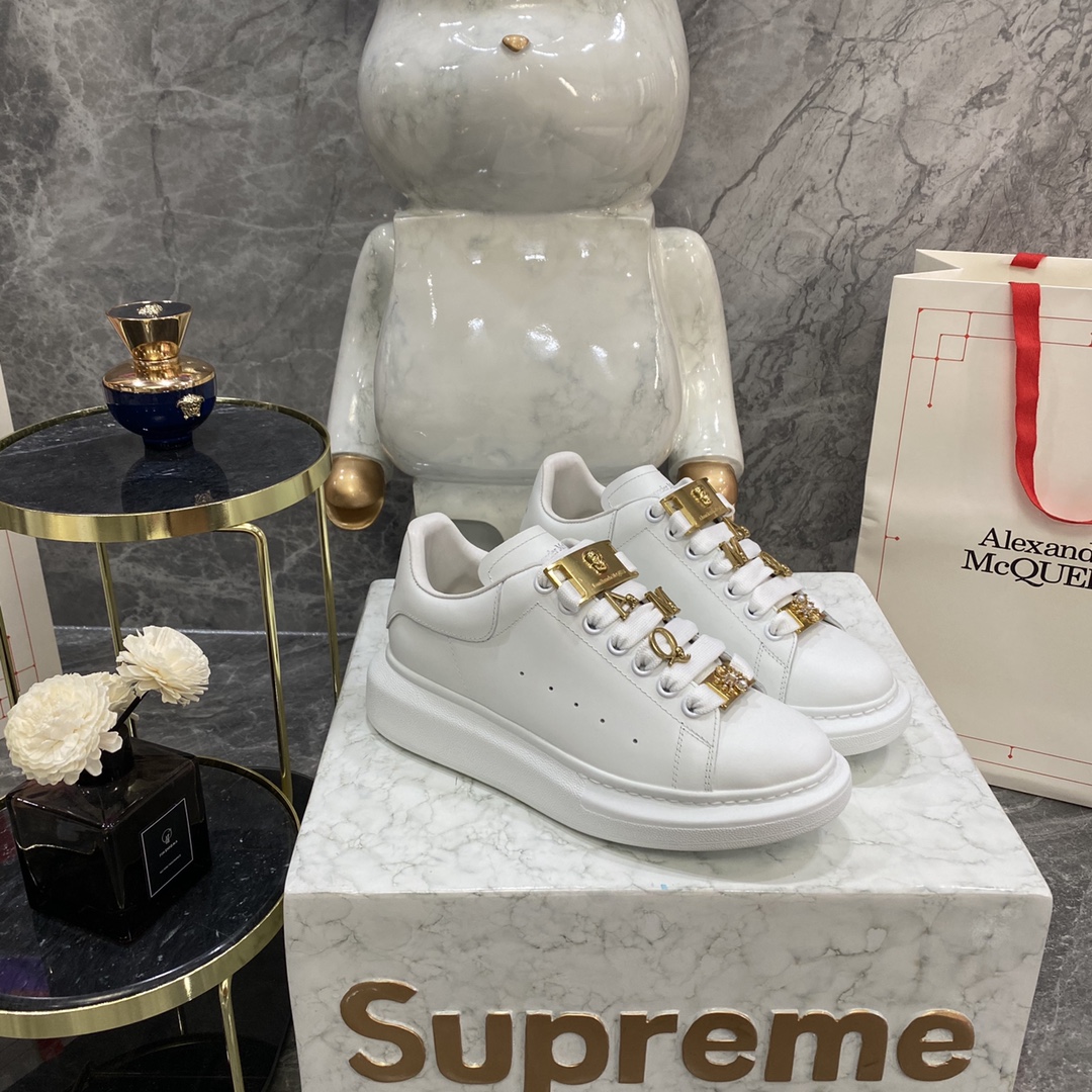 Alexander Mcqueen Male Basic Shoes White M-l-s