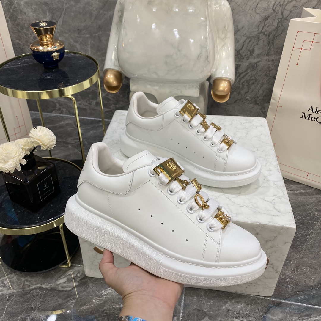 Alexander Mcqueen Male Basic Shoes White M-l-s