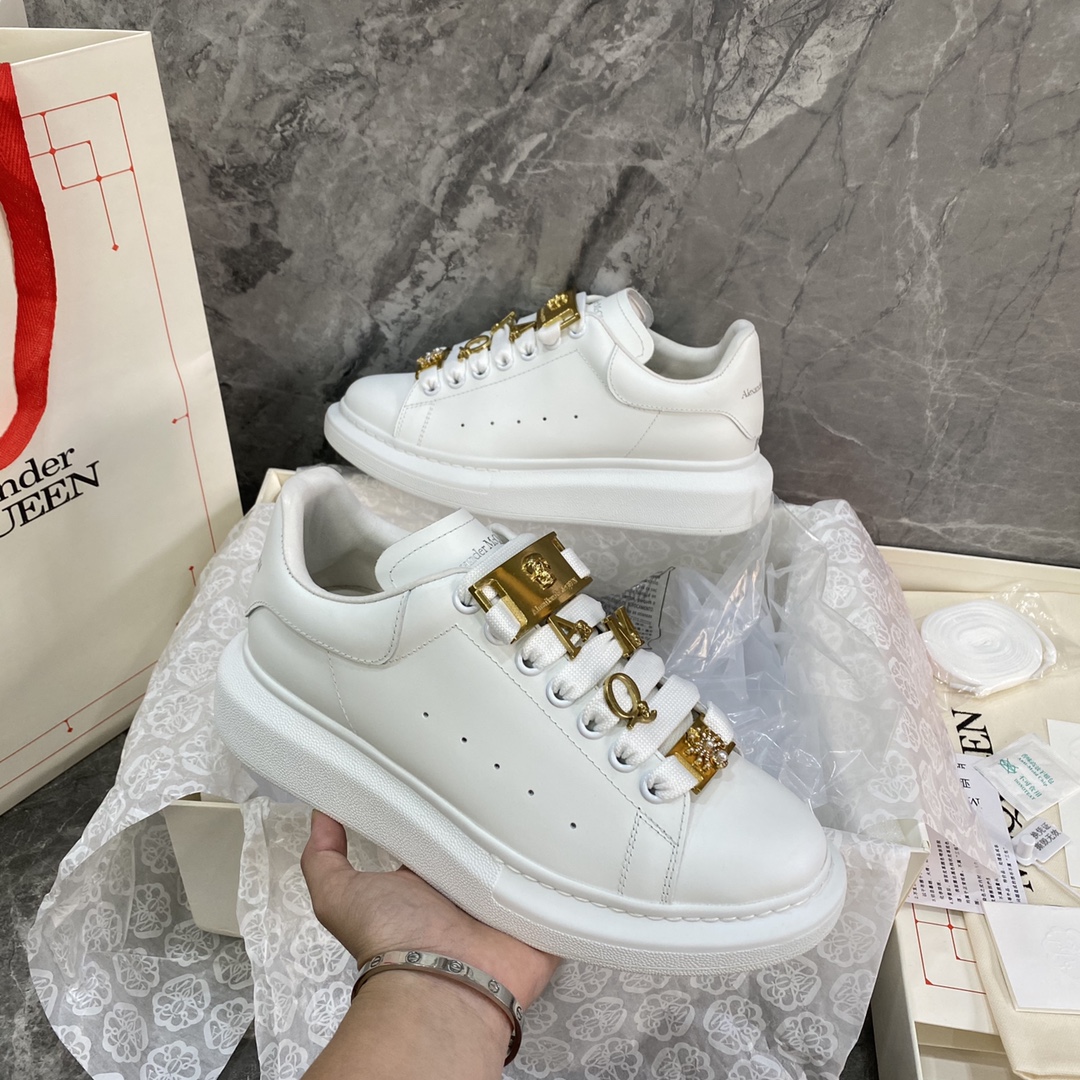 Alexander Mcqueen Male Basic Shoes White M-l-s