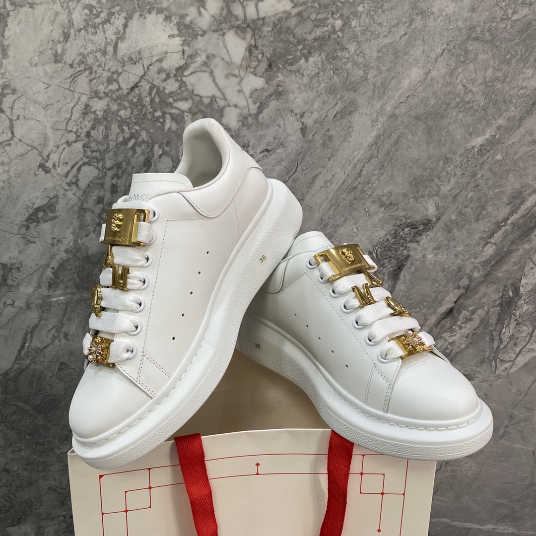 Alexander Mcqueen Male Basic Shoes White M-l-s