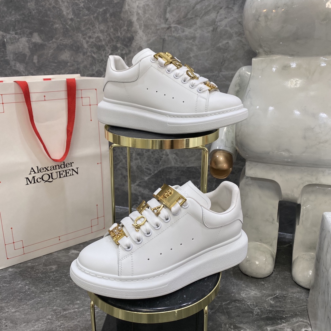 Alexander Mcqueen Male Basic Shoes White M-l-s