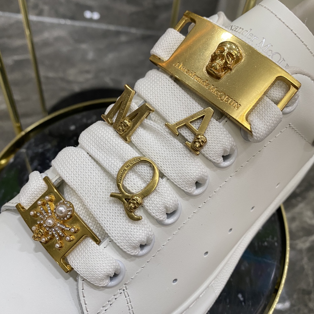 Alexander Mcqueen Male Basic Shoes White M-l-s