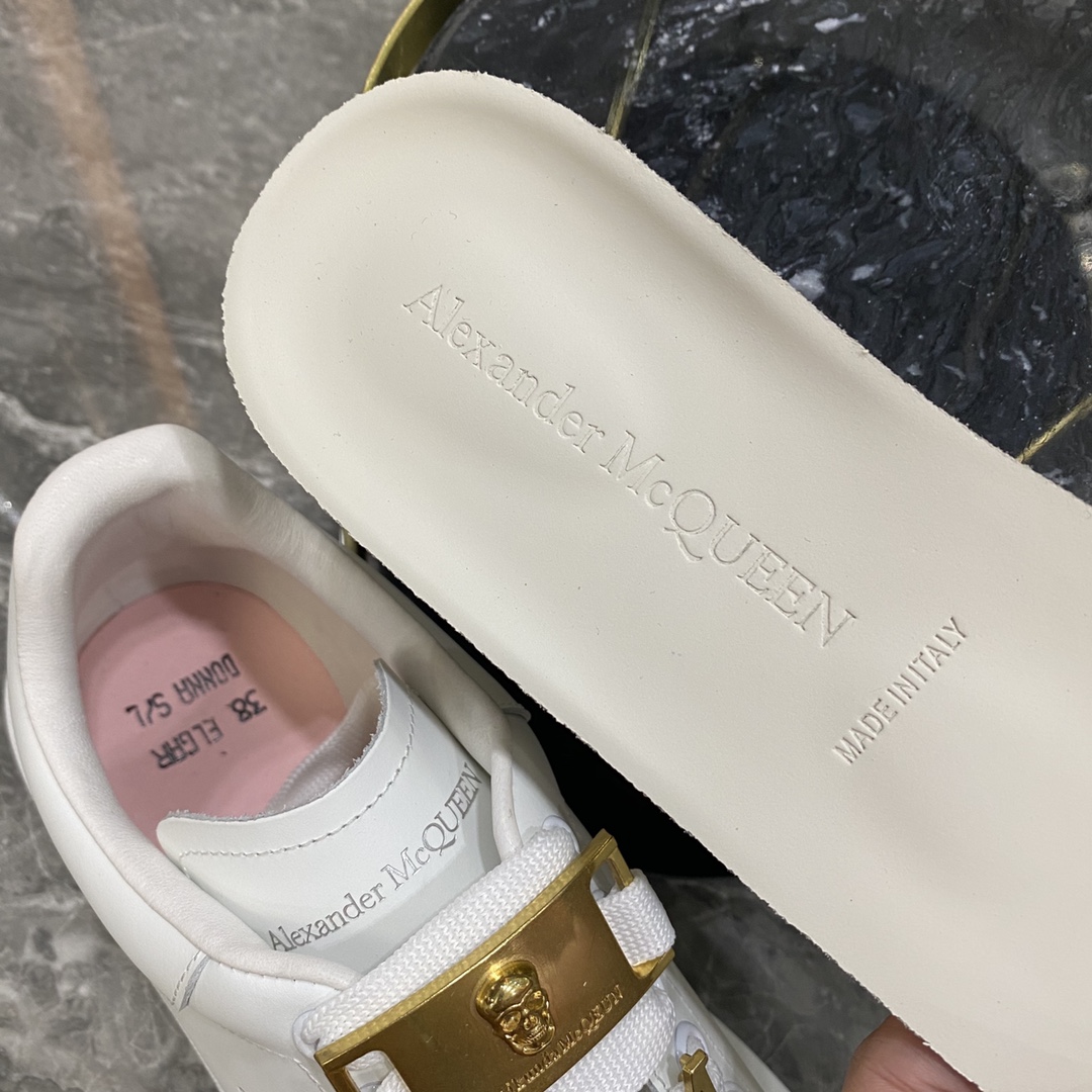 Alexander Mcqueen Male Basic Shoes White M-l-s