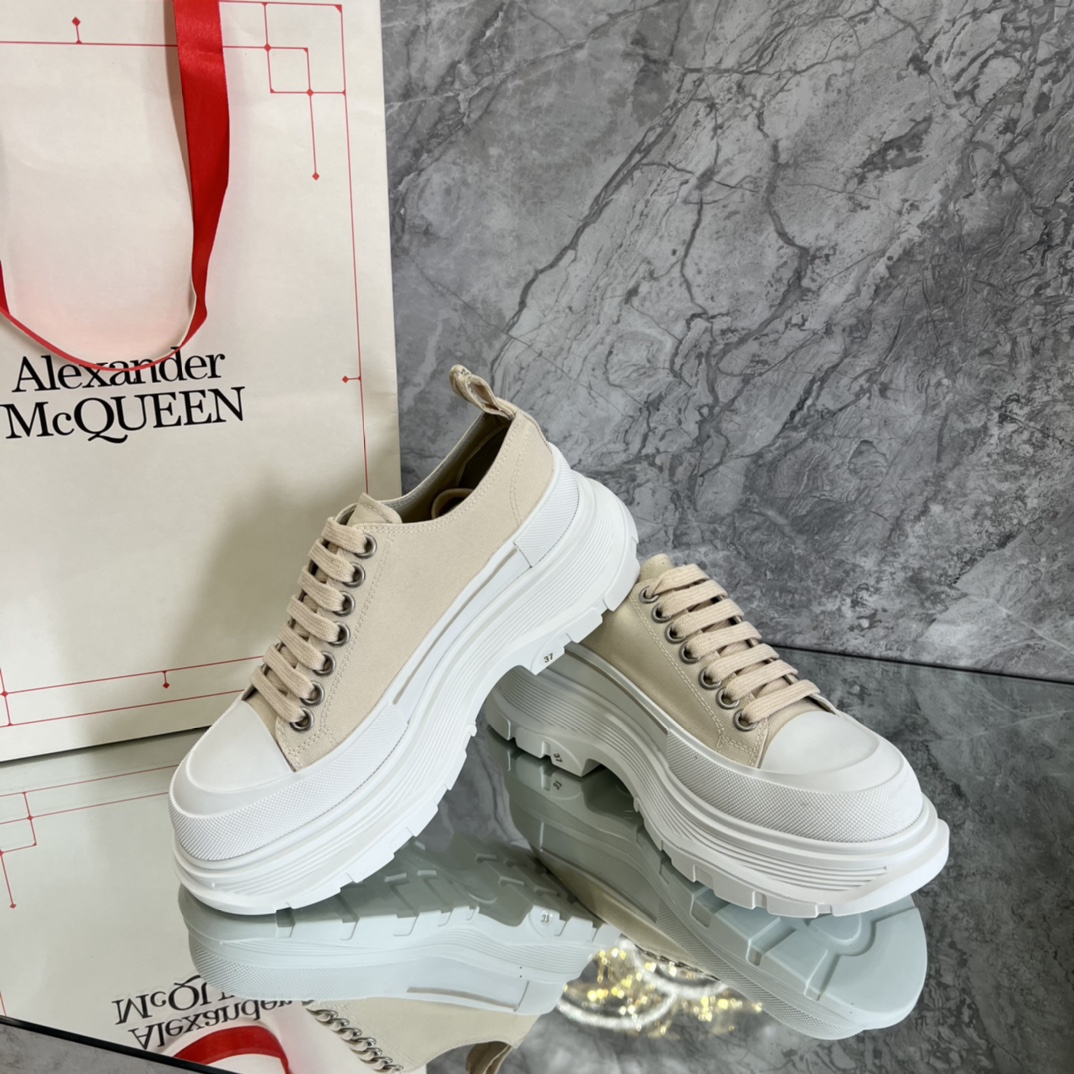 Alexander Mcqueen Male Basic Shoes White M-l-s