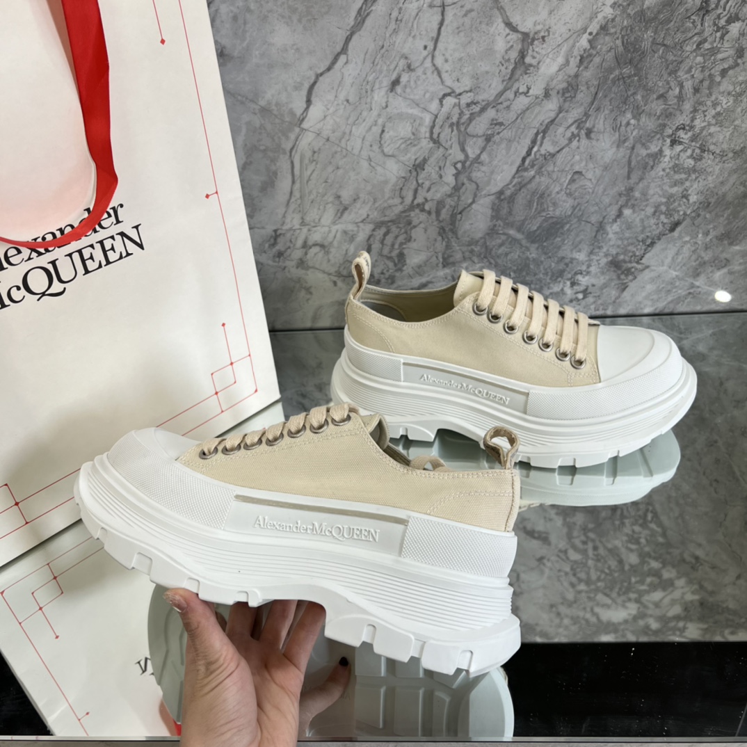 Alexander Mcqueen Male Basic Shoes White M-l-s