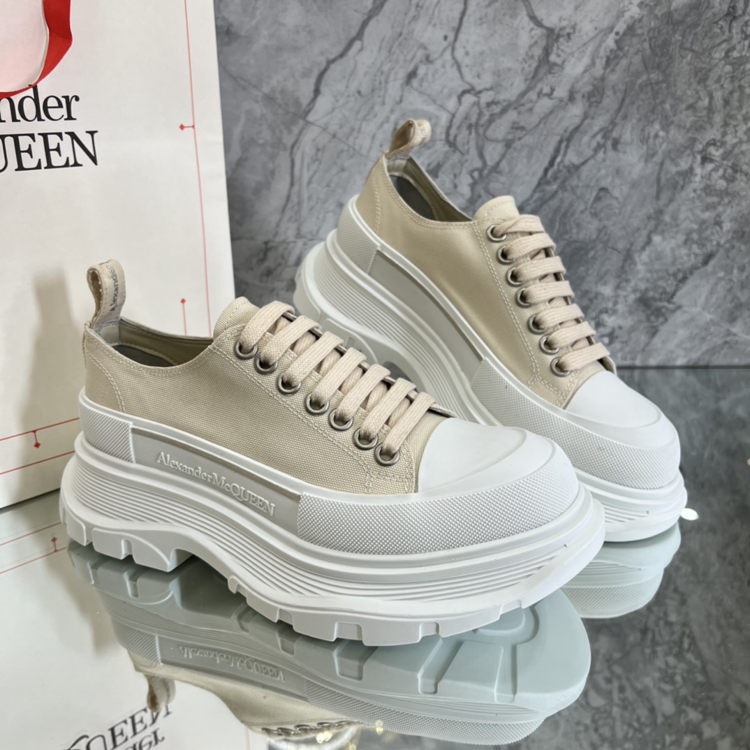 Alexander Mcqueen Male Basic Shoes White M-l-s