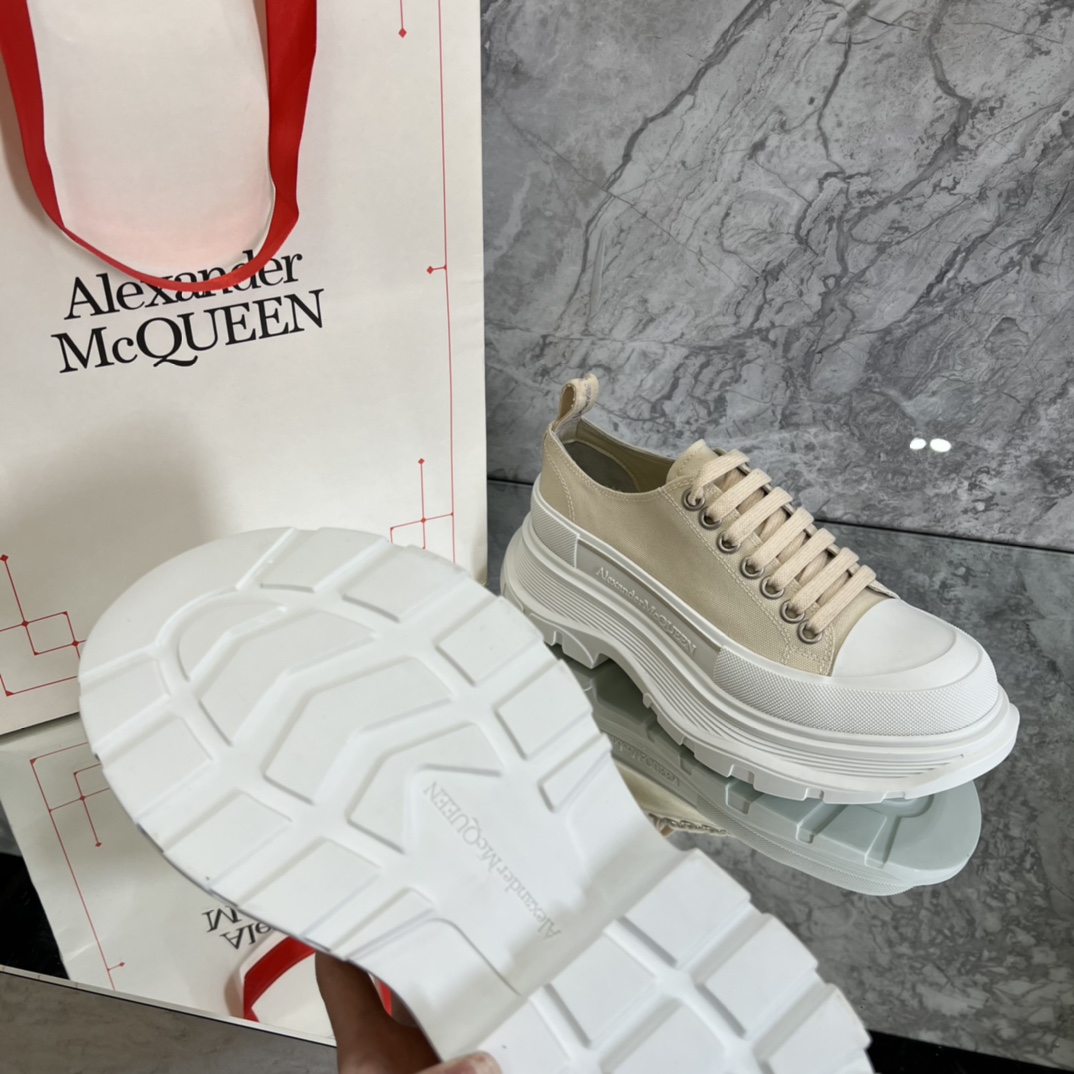 Alexander Mcqueen Male Basic Shoes White M-l-s