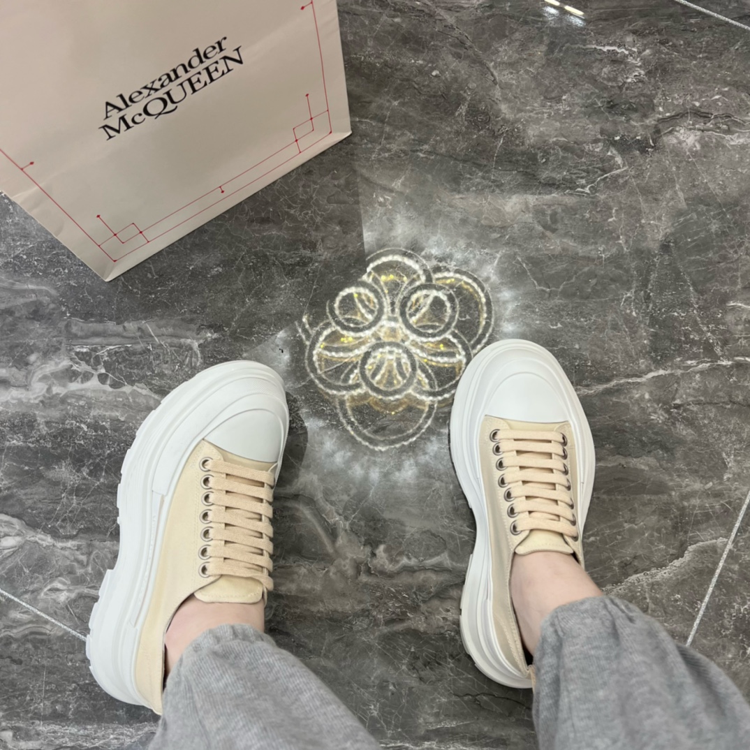 Alexander Mcqueen Male Basic Shoes White M-l-s