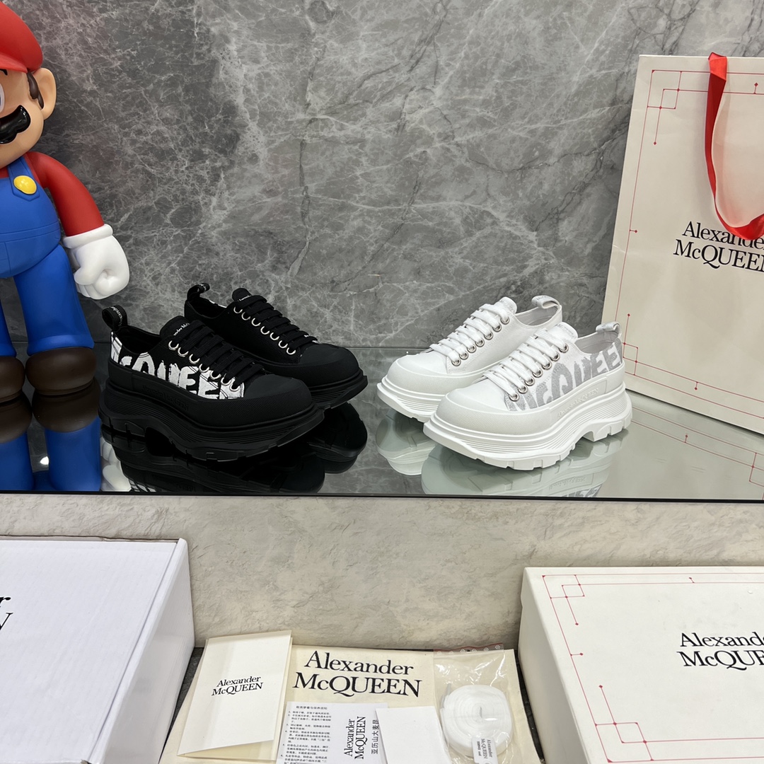 Alexander Mcqueen Male Basic Shoes White M-l-s