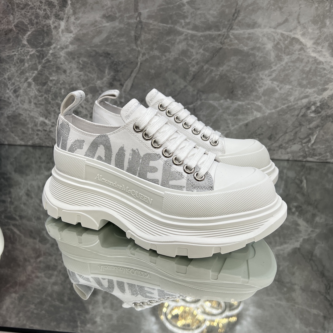 Alexander Mcqueen Male Basic Shoes White M-l-s