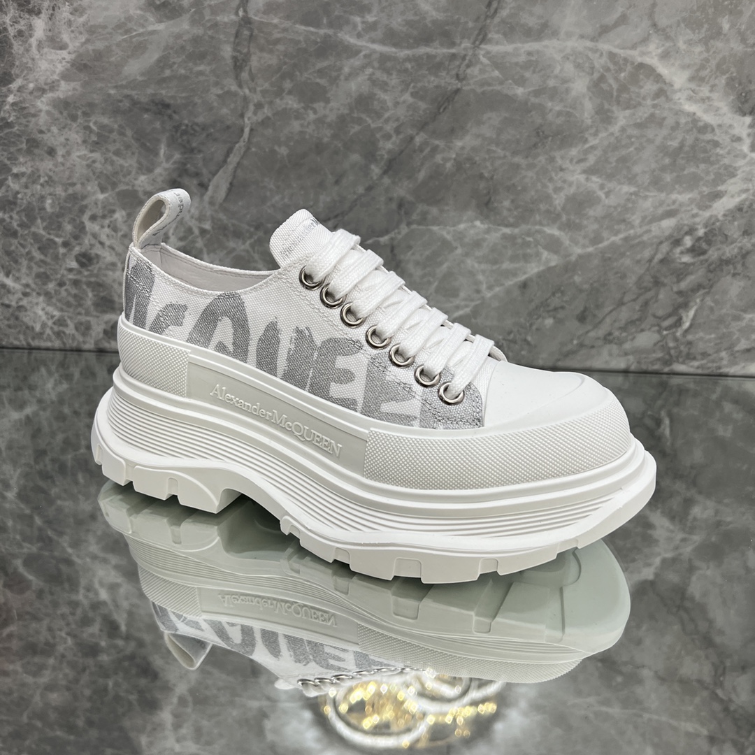 Alexander Mcqueen Male Basic Shoes White M-l-s