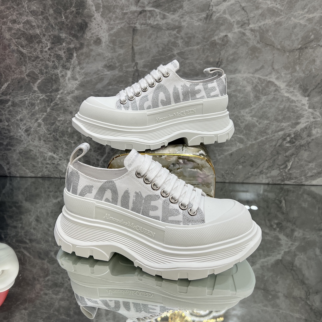 Alexander Mcqueen Male Basic Shoes White M-l-s